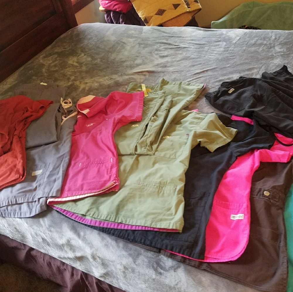 Scrub Lot-Greys/Iguana Med/Dickies
